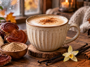 Houbové latte s vanilkou: rychlý teplý nápoj na sychravé ráno