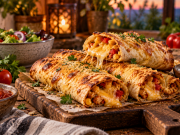 Křupavé tortillové rolky se sýrem: rychlá večeře z trouby
